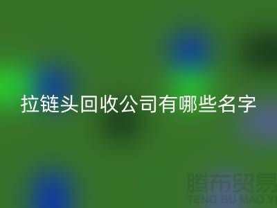 拉鏈頭回收公司有哪些名字或者品牌-上海拉鏈回收市場(chǎng)